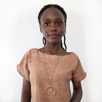 Crescent Pendant Necklace