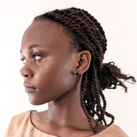 Horn Dot Stud Earrings
