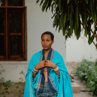 Bright Blue Kenyan Beach Towel