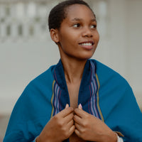 Ocean Blue Kenyan Beach Towel