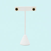 Horn Dot Stud Earrings