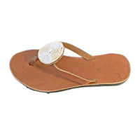 Iris Sandals in White Cross