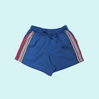 Kikoy Shorts - Navy and Red