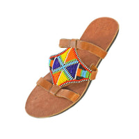 Diamond Sandals in Serengeti Multi