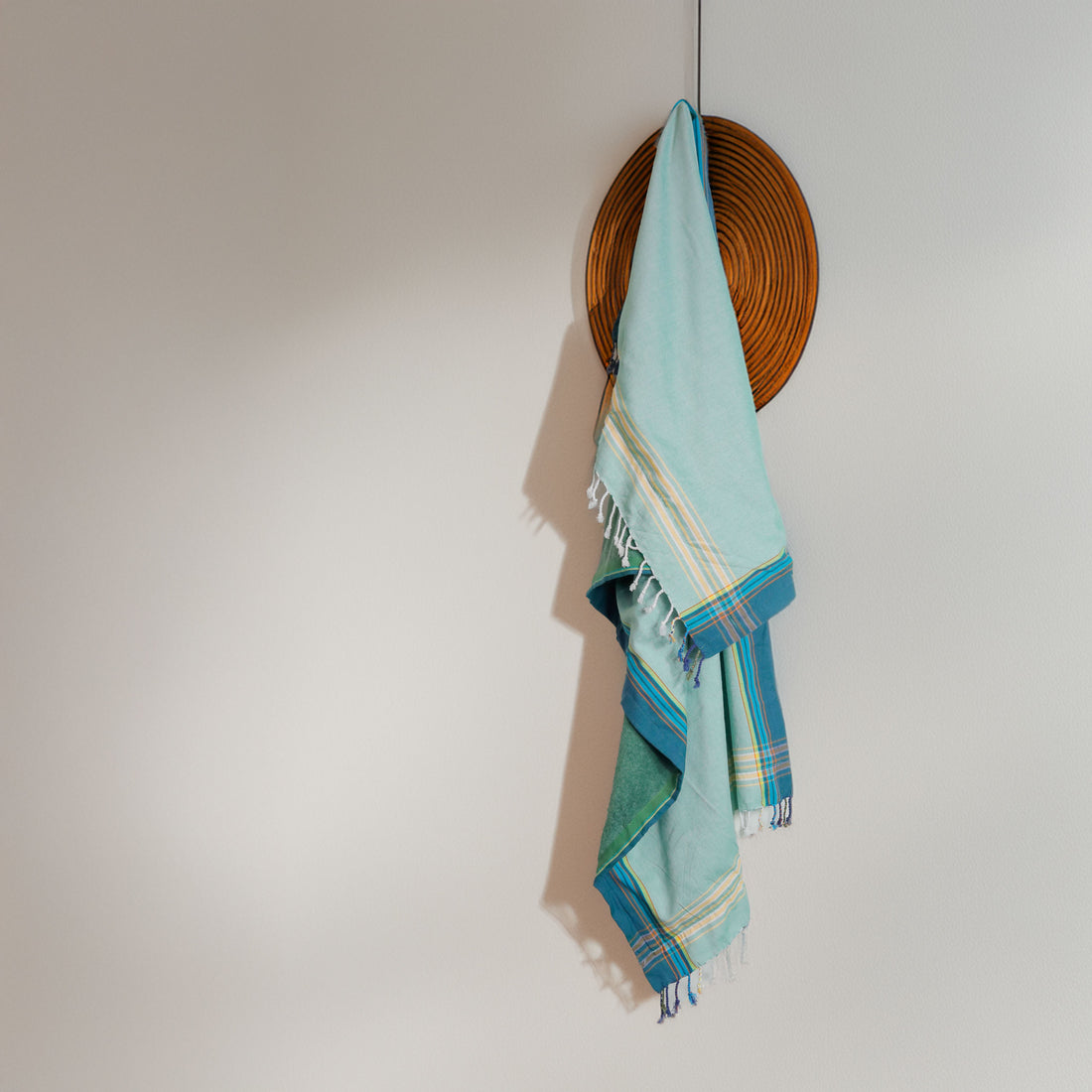 Dusty Green Kenyan Beach Towel