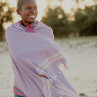 Lilac Kenyan Beach Towel