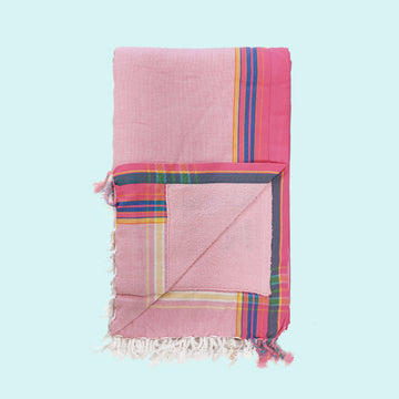 Baby Pink Kenyan Beach Towel
