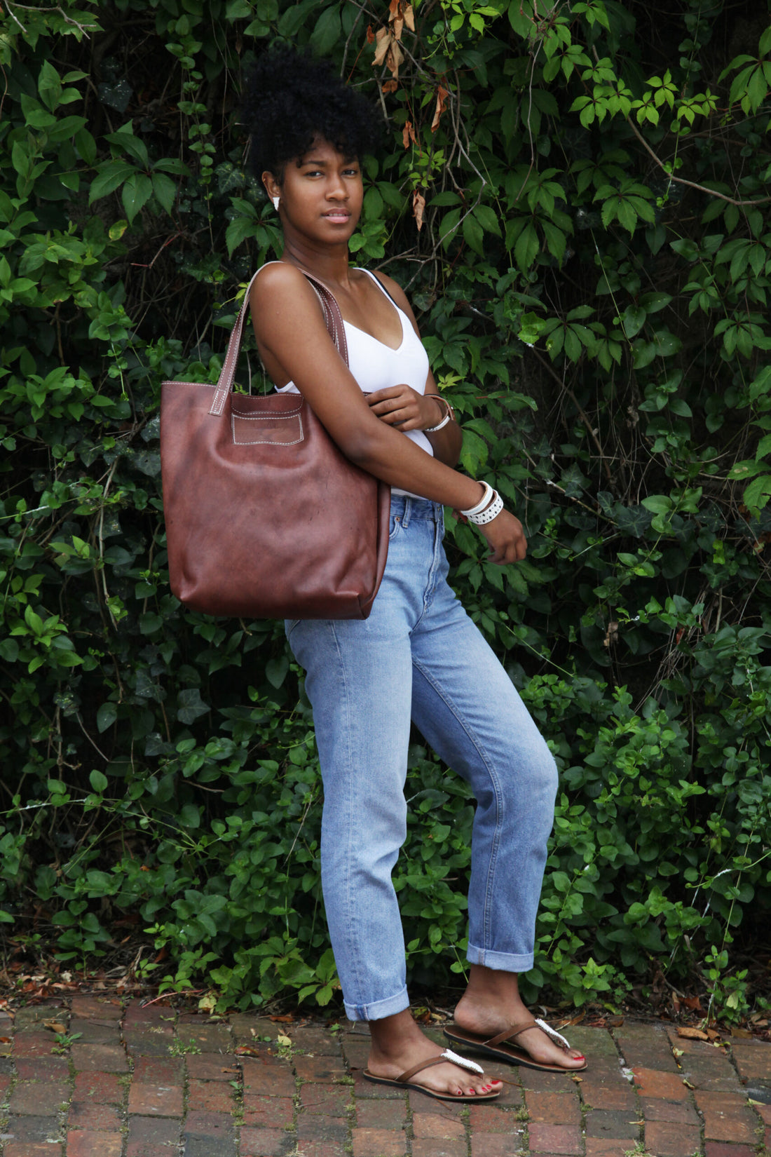 Leather Tote Bag