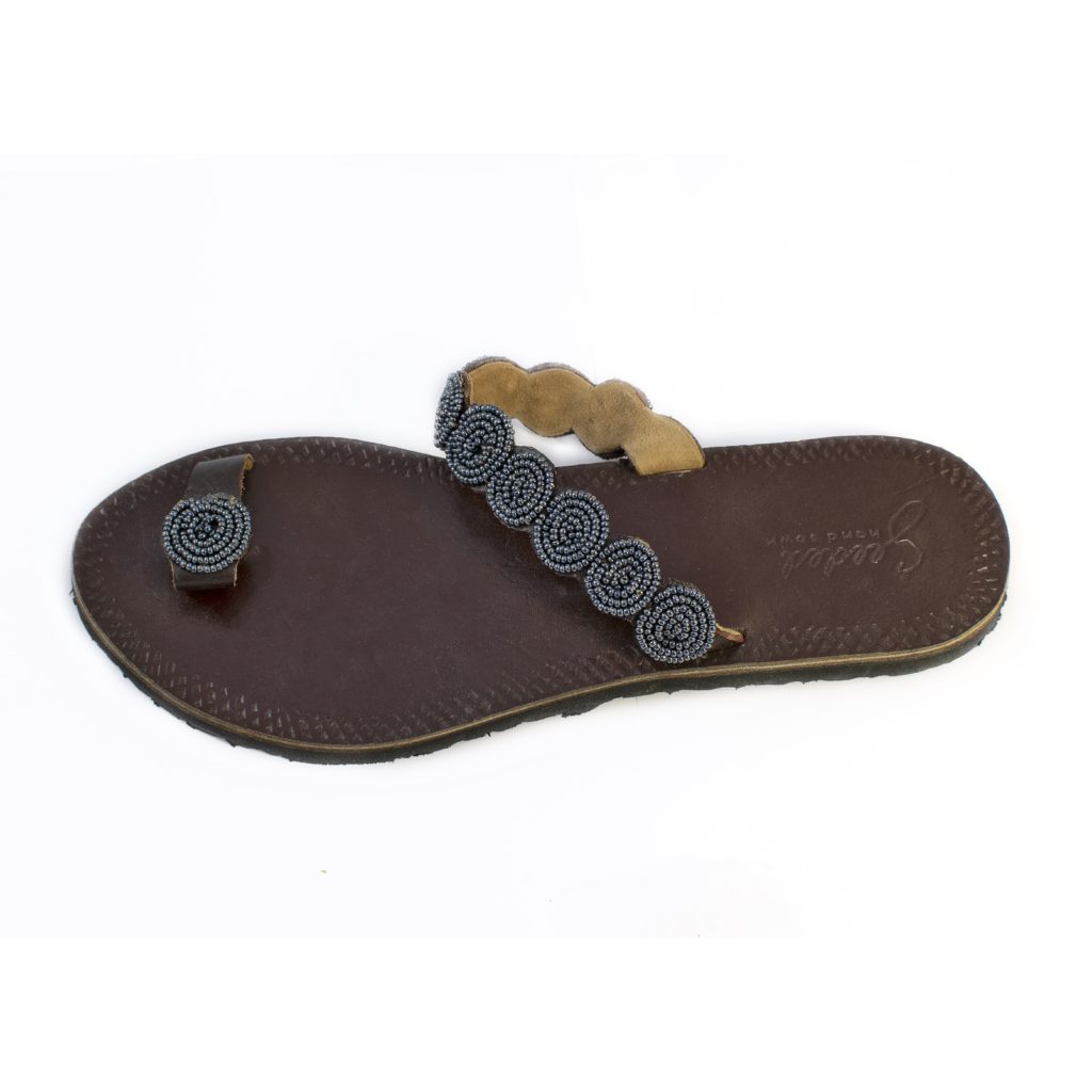 Clover Sandals in Slate