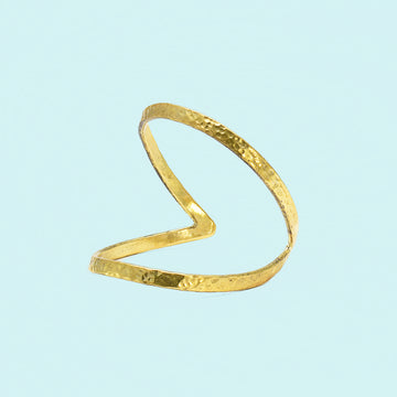 Double Crescent Cuff Bracelet