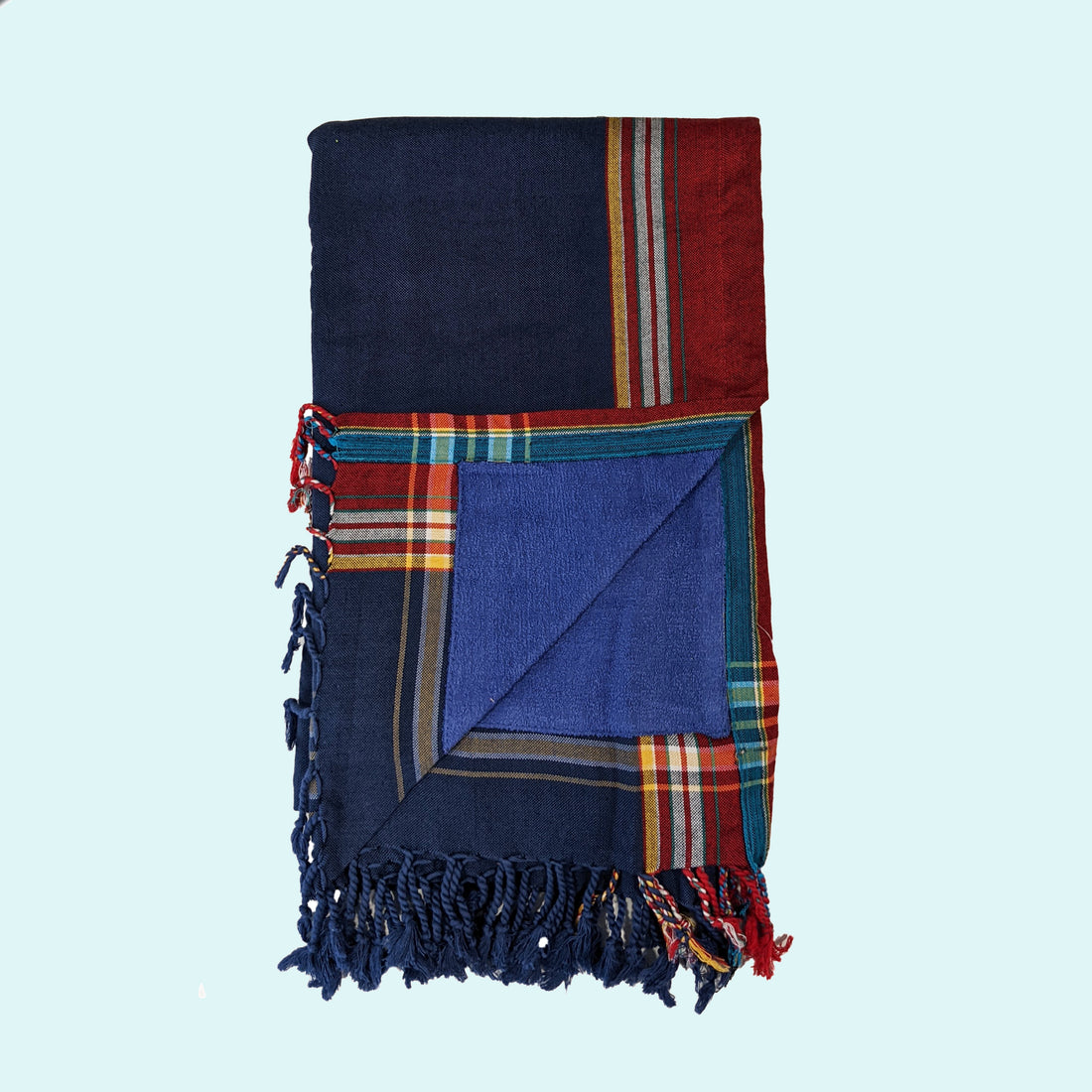 Dark Navy Kenyan Beach Towel