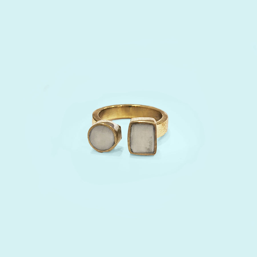 Geo Inlay Ring