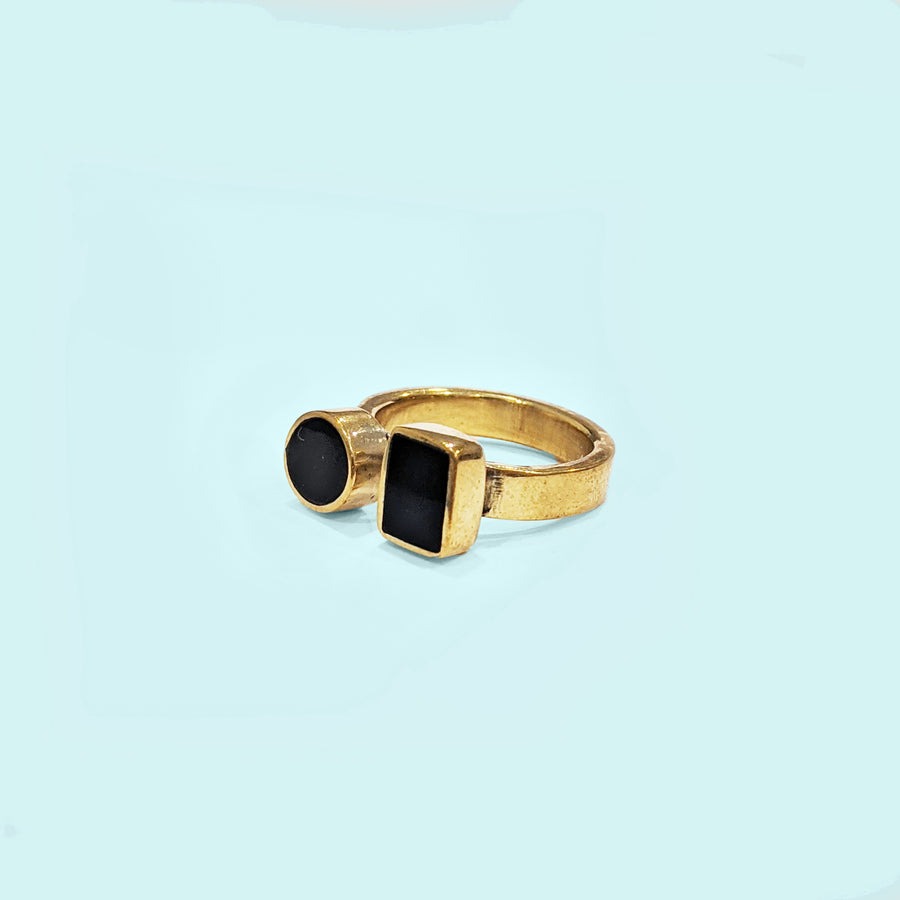 Geo Inlay Ring