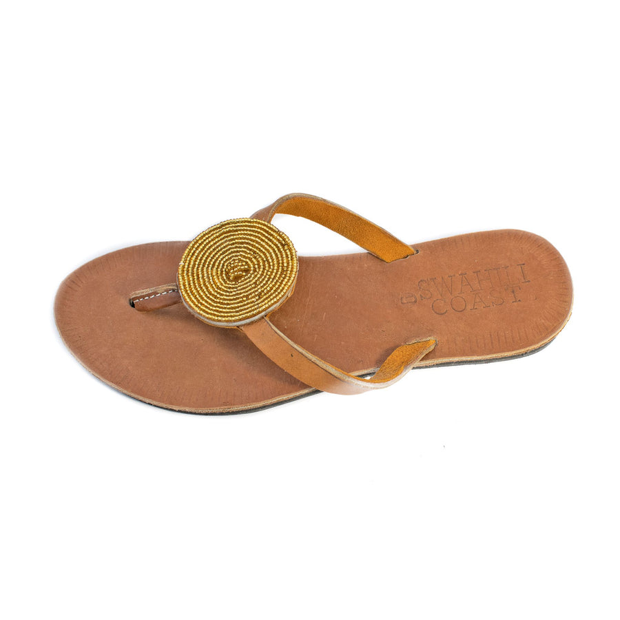 Iris Sandals in Gold