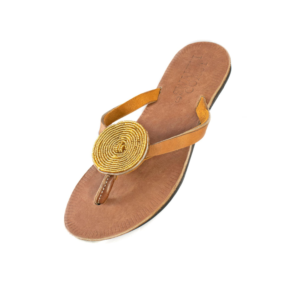 Iris Sandals in Gold
