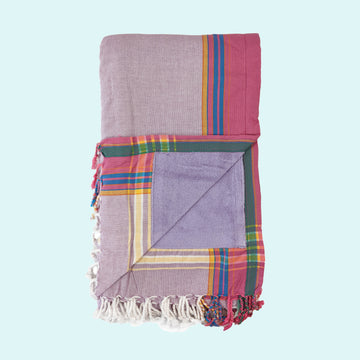 Lilac Kenyan Beach Towel