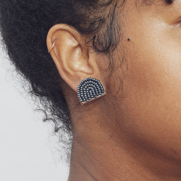 Arc Solid 3/4" Post Earrings