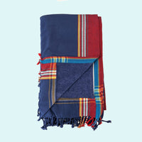 Navy Kenyan Beach Towel