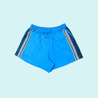 Kikoy Shorts - Ocean Blue