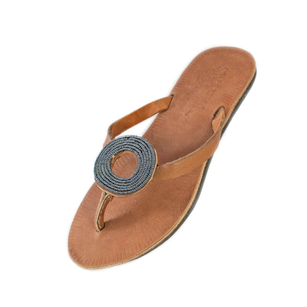 Ring Sandals in Slate