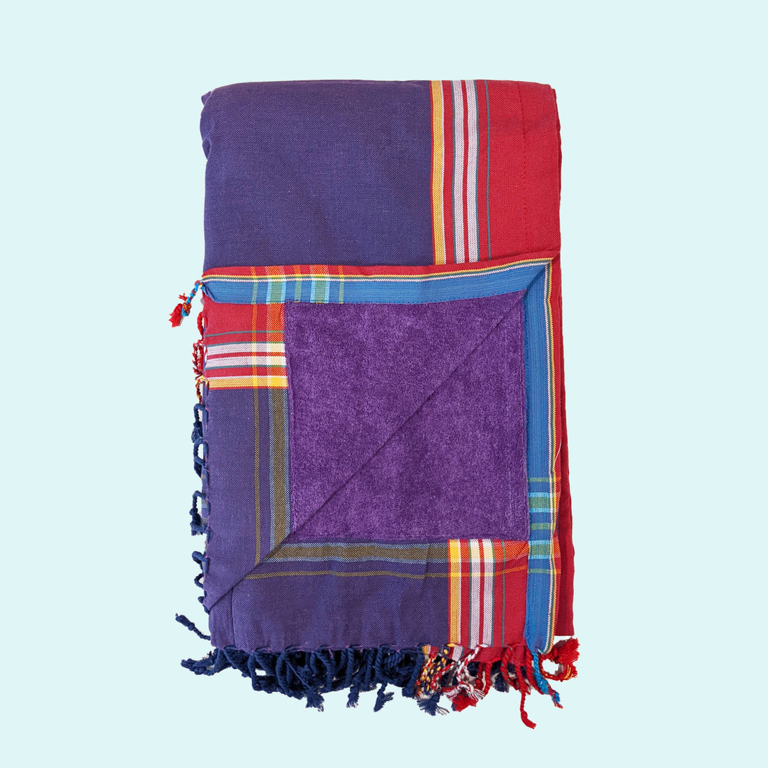 Royal Purple Kenyan Beach Towel