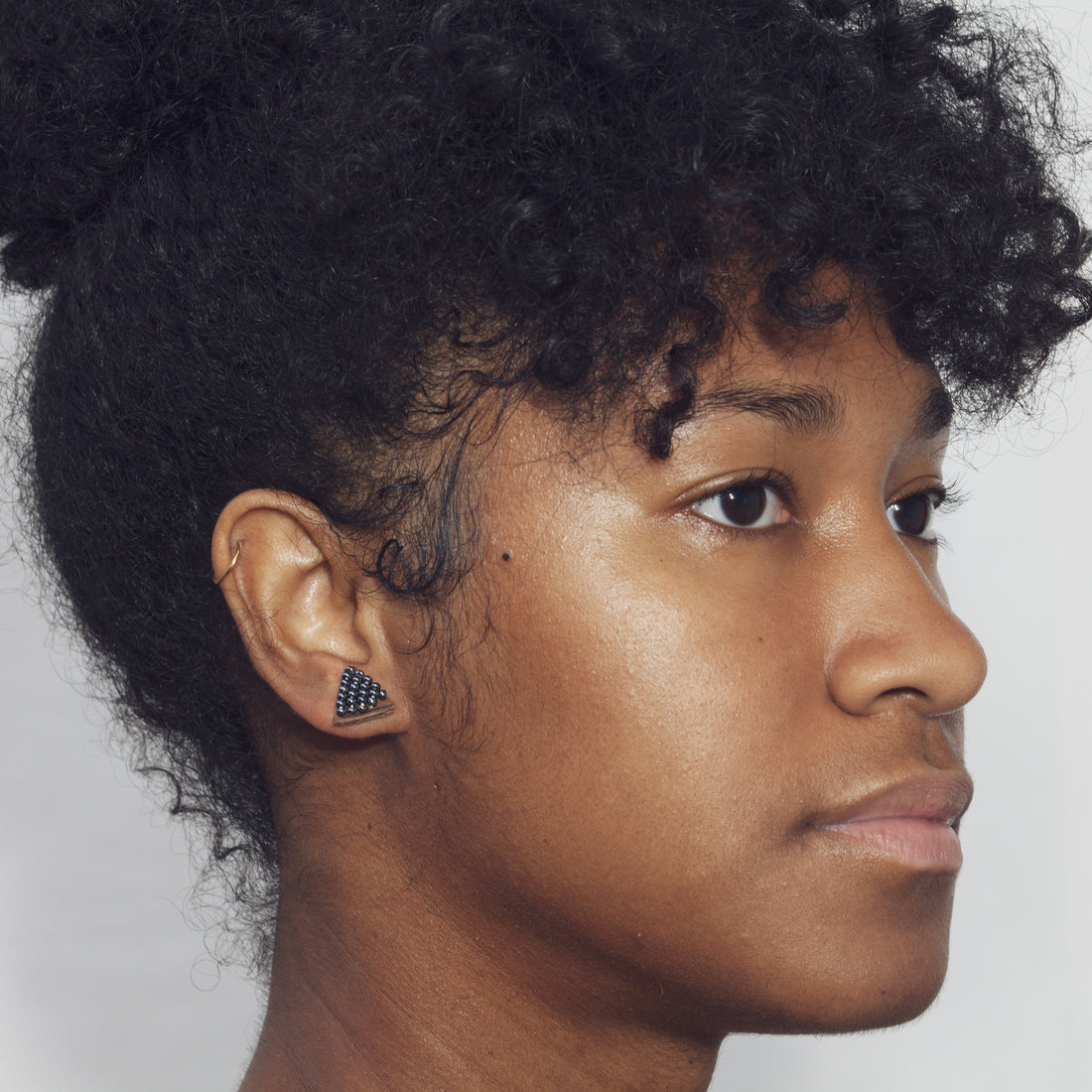 Tri Solid 1/2" Post Earrings