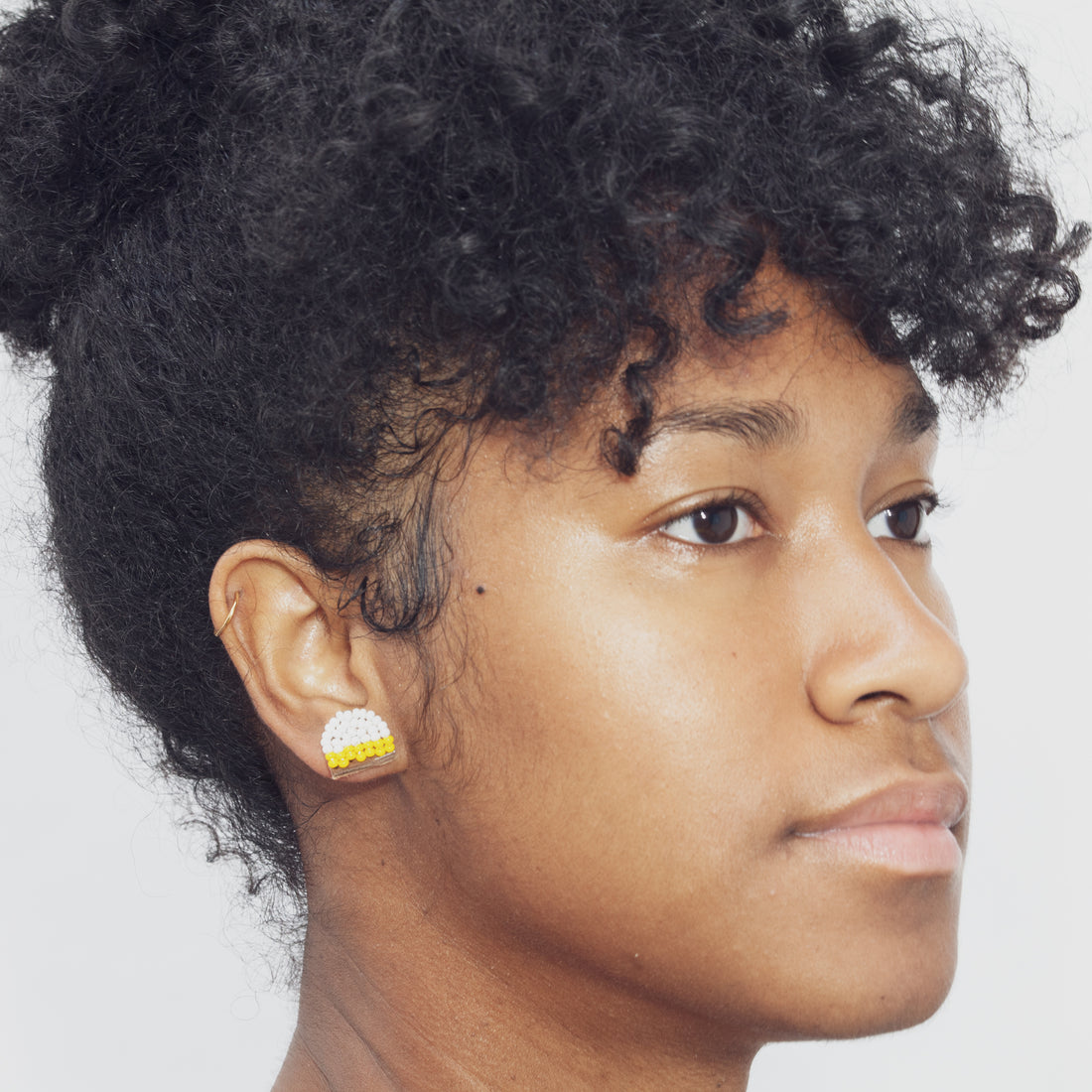 Arc Edges 1/2" Post Earrings