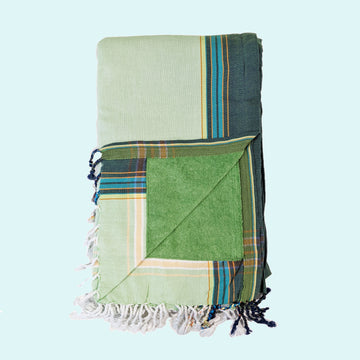 Soft Green Kenyan Beach Towel