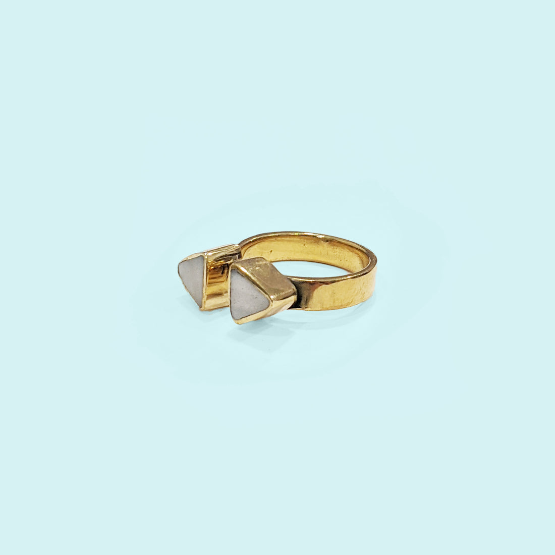 Triangle Inlay Ring