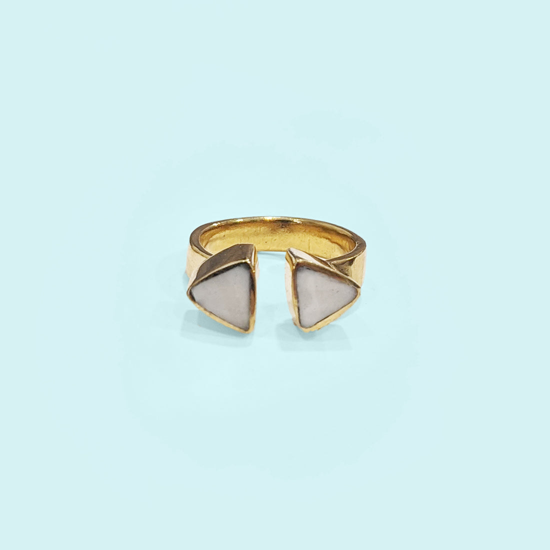 Triangle Inlay Ring