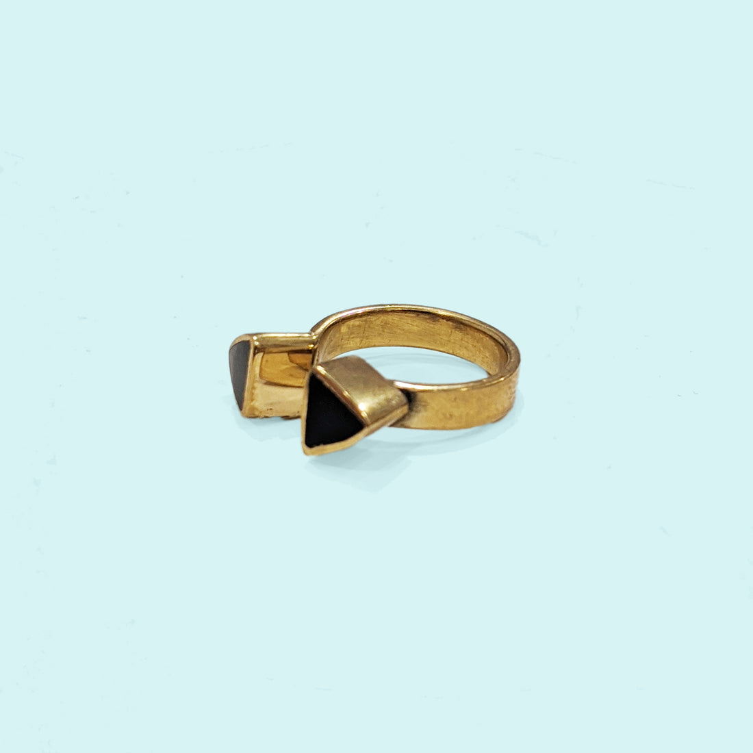 Triangle Inlay Ring