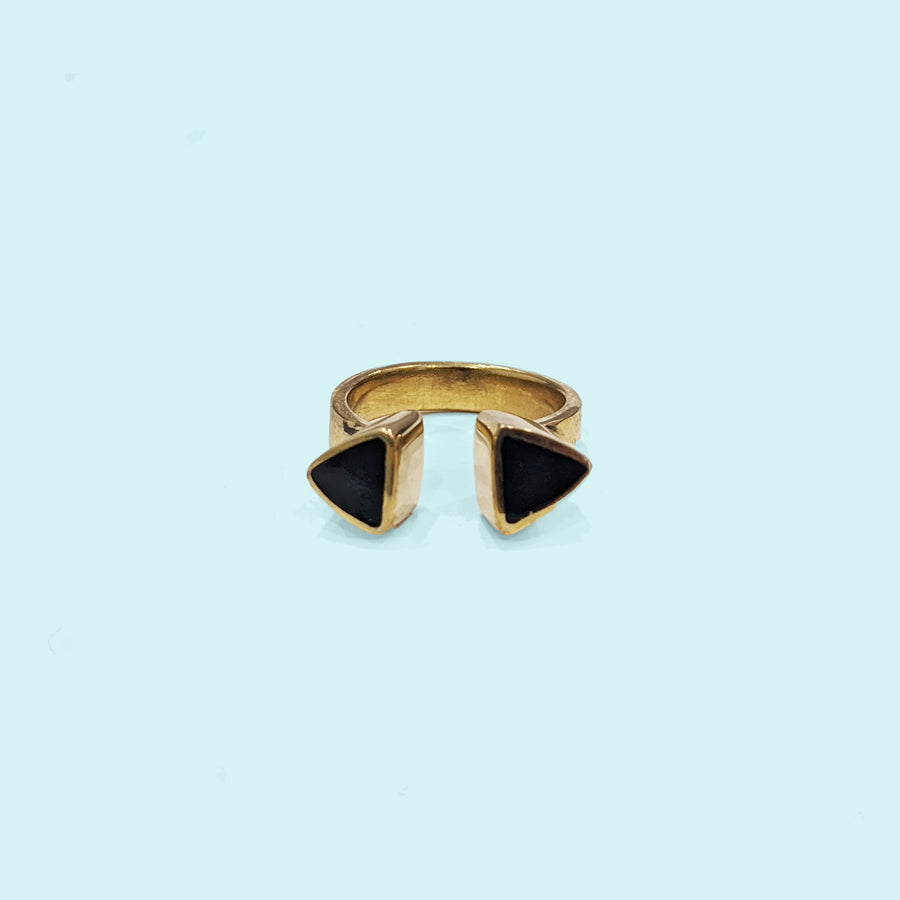 Triangle Inlay Ring