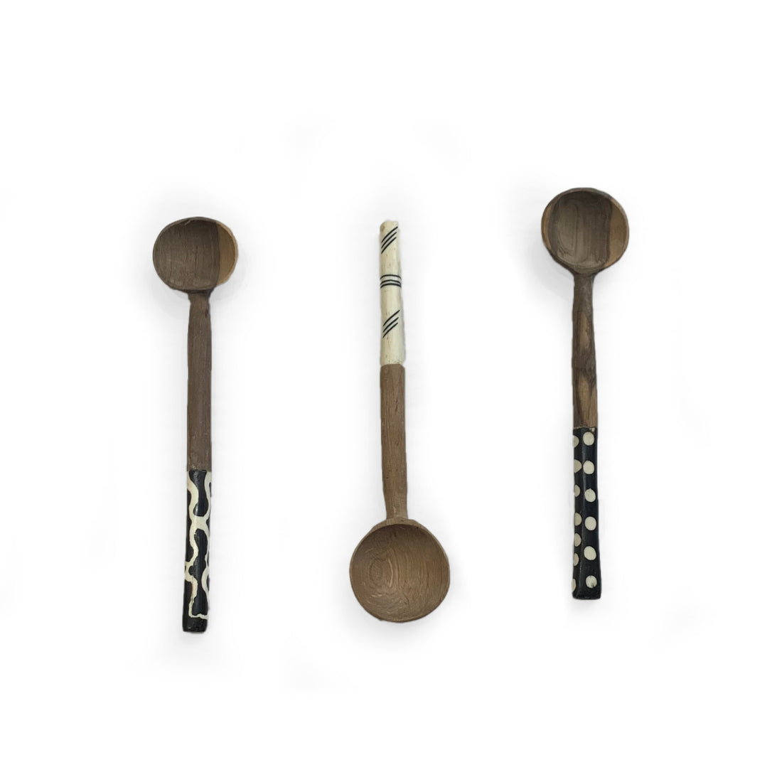 Small Batik Wood Spoons